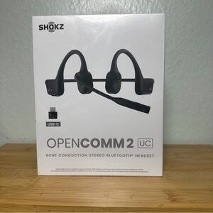 Shokz OpenComm 2 UC Bone Conduction Headset — Black